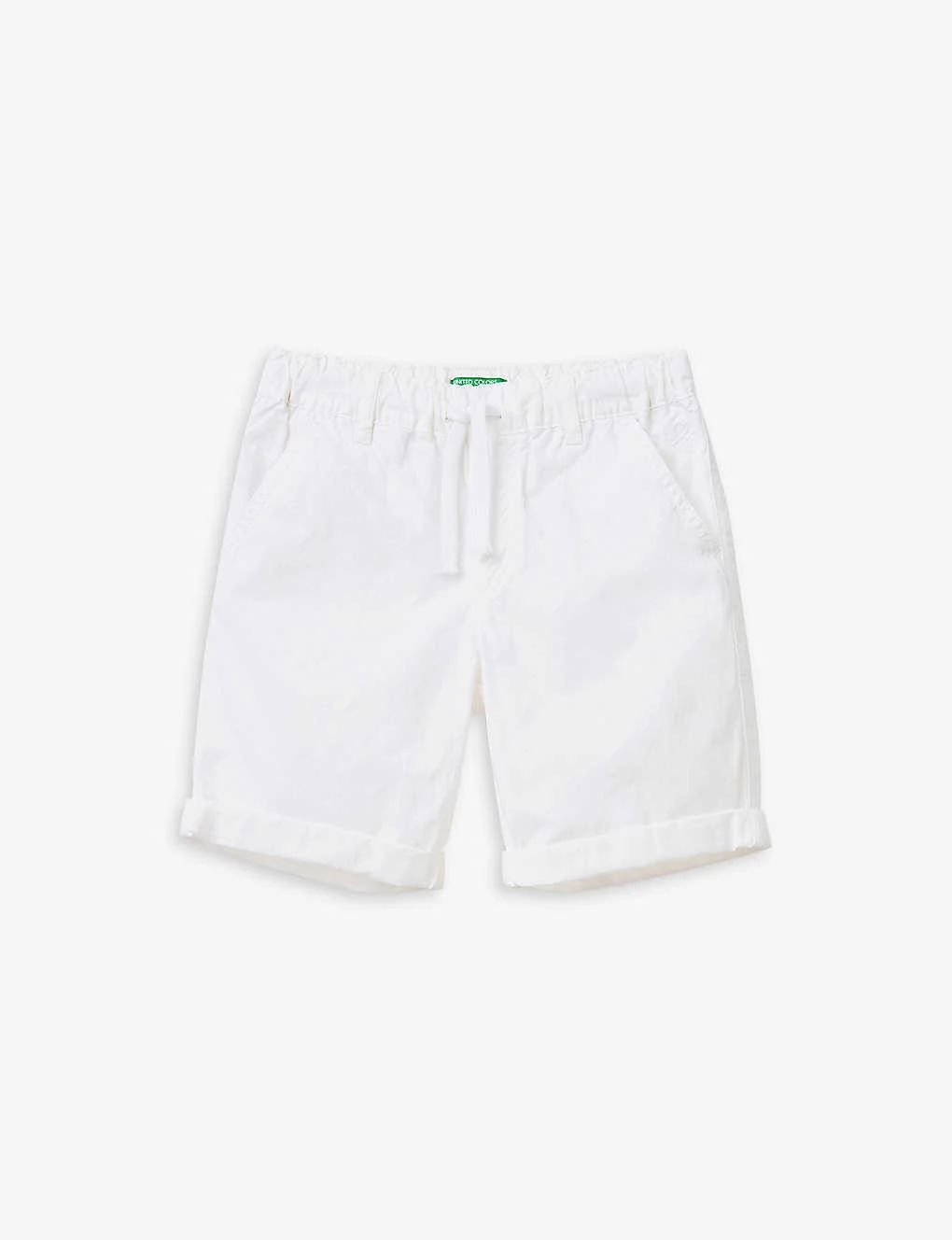 Benetton Drawstring Cotton Shorts 1-6 Years 1 Benetton Drawstring Cotton Shorts 1-6 Years