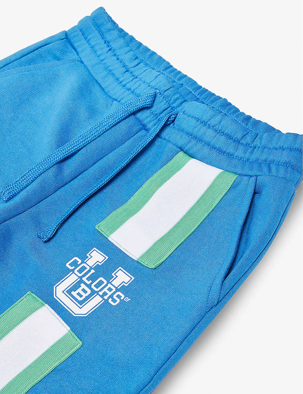 Benetton Brand-print Regular-fit Woven-blend Jogging Bottoms 6-14 Years 2 Benetton Brand-print Regular-fit Woven-blend Jogging Bottoms 6-14 Years - Image 2