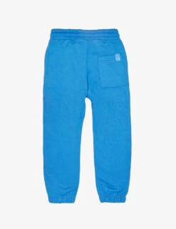 Benetton Brand-print Regular-fit Woven-blend Jogging Bottoms 6-14 Years 5 Benetton Brand-print Regular-fit Woven-blend Jogging Bottoms 6-14 Years -Selfridges Store R04151595 BLUE ALT02