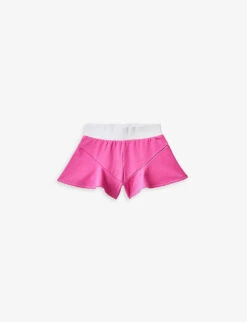 Benetton Frill-hem Elasticated-waist Stretch-cotton Culottes 6-14 Years