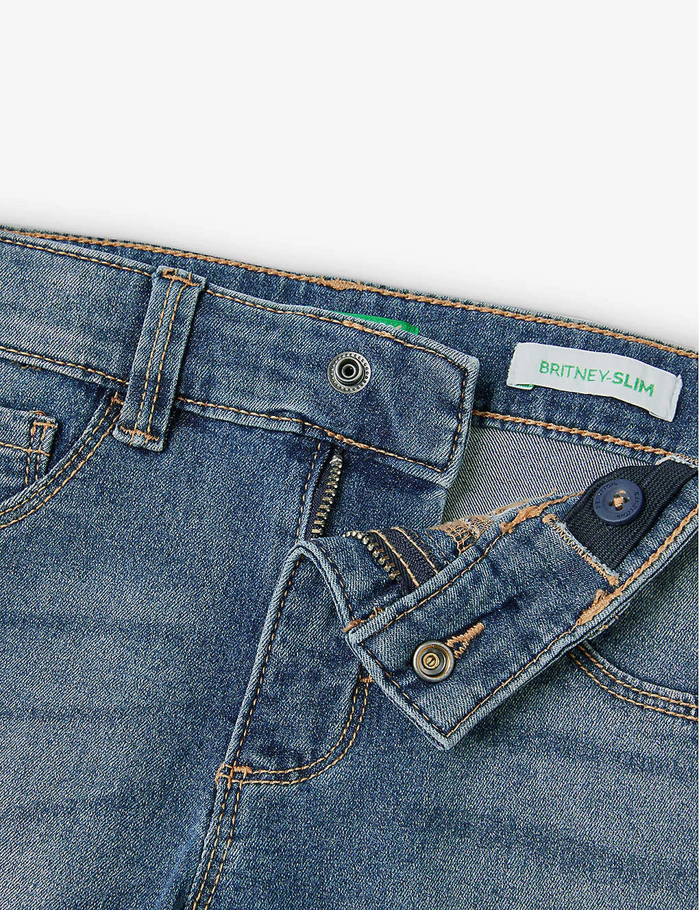 Benetton Slim-fit Straight-leg Stretch-denim Jeans 1-6 Years 2 Benetton Slim-fit Straight-leg Stretch-denim Jeans 1-6 Years - Image 2