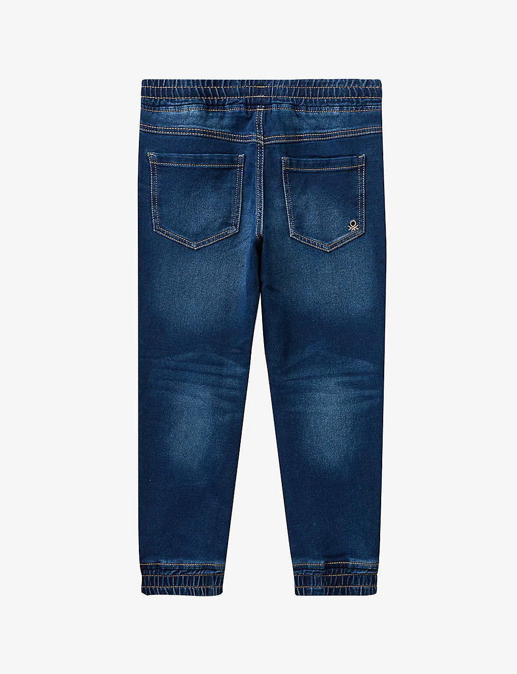 Benetton Elasticated-waist Soft-feel Stretch-denim Jeans 6-14 Years 3 Benetton Elasticated-waist Soft-feel Stretch-denim Jeans 6-14 Years - Image 3
