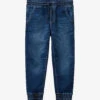 Benetton Elasticated-waist Soft-feel Stretch-denim Jeans 6-14 Years