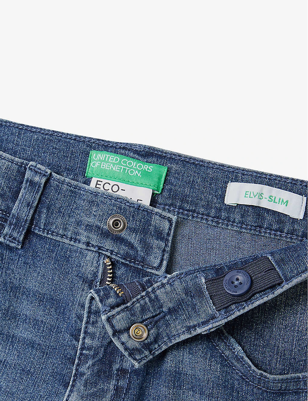 Benetton Regular-fit Straight-leg Stretch-denim Jeans 6-14 Years 2 Benetton Regular-fit Straight-leg Stretch-denim Jeans 6-14 Years - Image 2