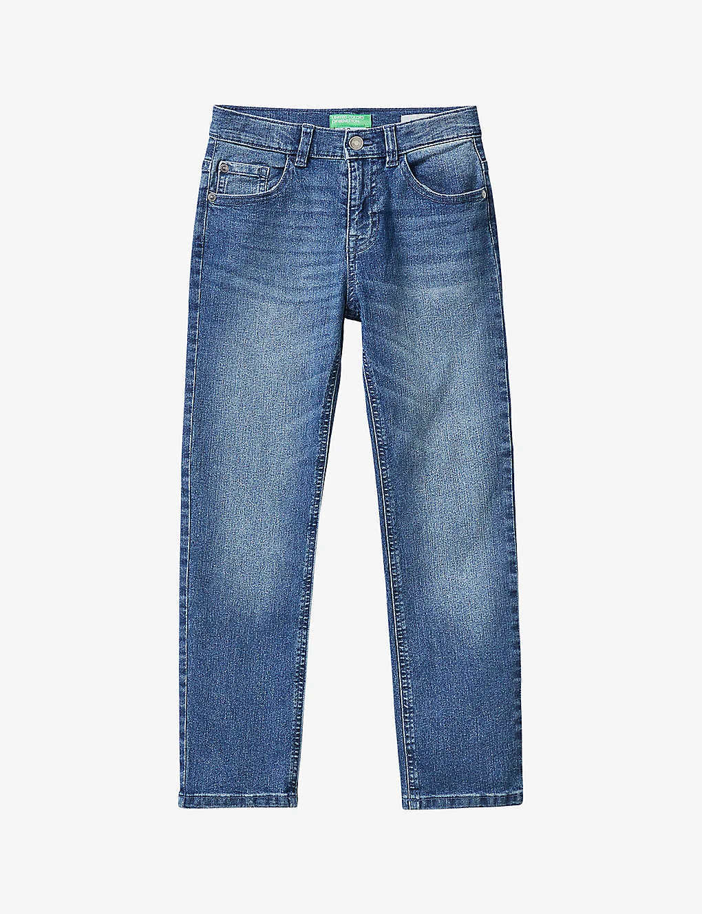 Benetton Regular-fit Straight-leg Stretch-denim Jeans 6-14 Years 1 Benetton Regular-fit Straight-leg Stretch-denim Jeans 6-14 Years