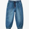 Benetton Elasticated-waist Drawstring Stretch-denim Jeans 1-6 Years