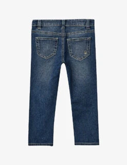 Benetton Regular-fit Straight-leg Stretch-denim Jeans 1-6 Years 5 Benetton Regular-fit Straight-leg Stretch-denim Jeans 1-6 Years -Selfridges Store R04151607 BLUEDENIM ALT02