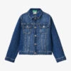 Benetton Regular-fit Long-sleeve Stretch-denim Jacket 6-14 Years