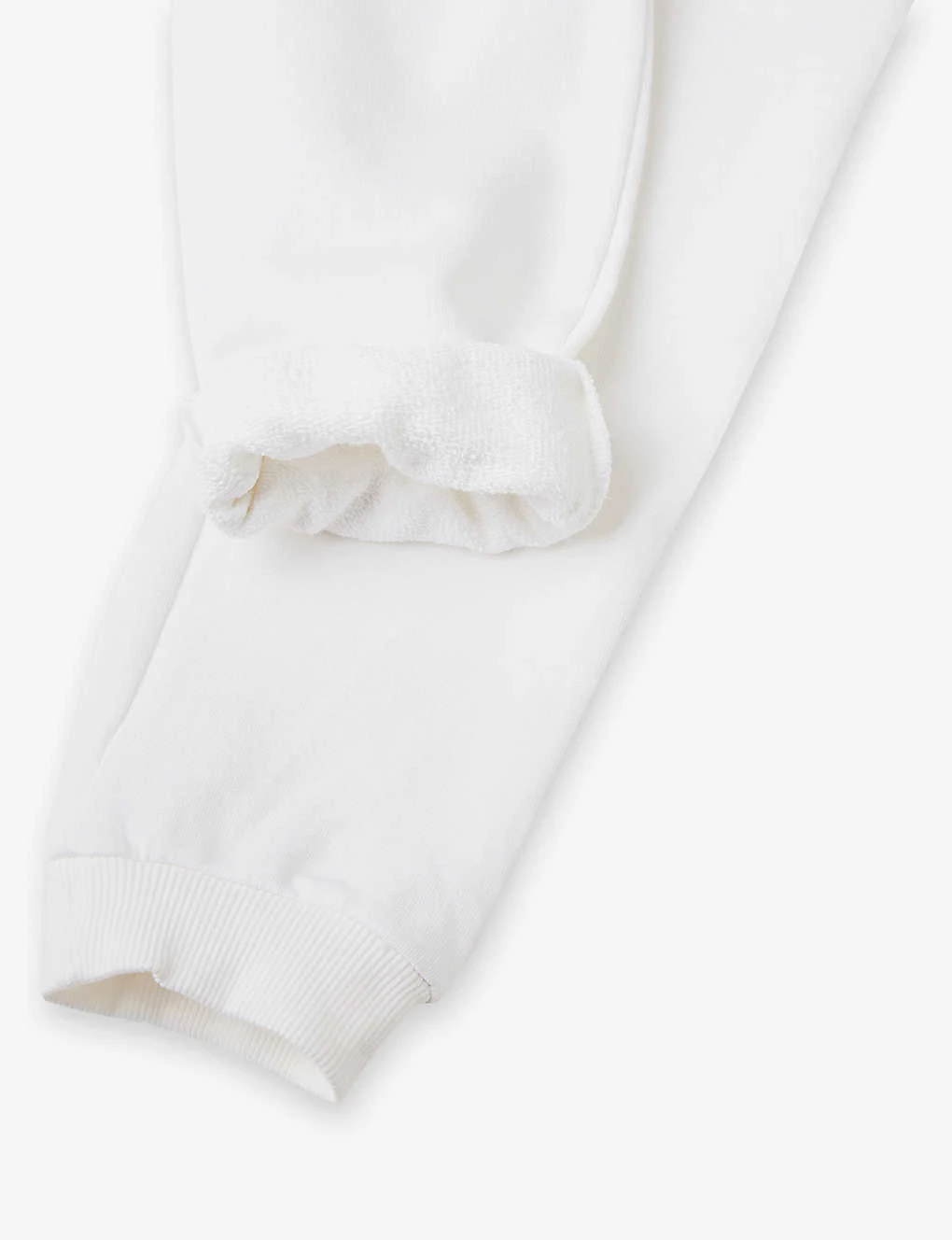 Benetton Logo-embroidered Cotton-jersey Jogging Bottoms 6-14 Years 2 Benetton Logo-embroidered Cotton-jersey Jogging Bottoms 6-14 Years - Image 2