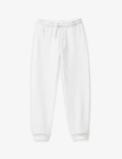 Benetton Logo-embroidered Cotton-jersey Jogging Bottoms 6-14 Years