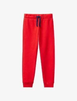 Benetton Logo-print Cotton-jersey Jogging Bottoms 6-14 Years