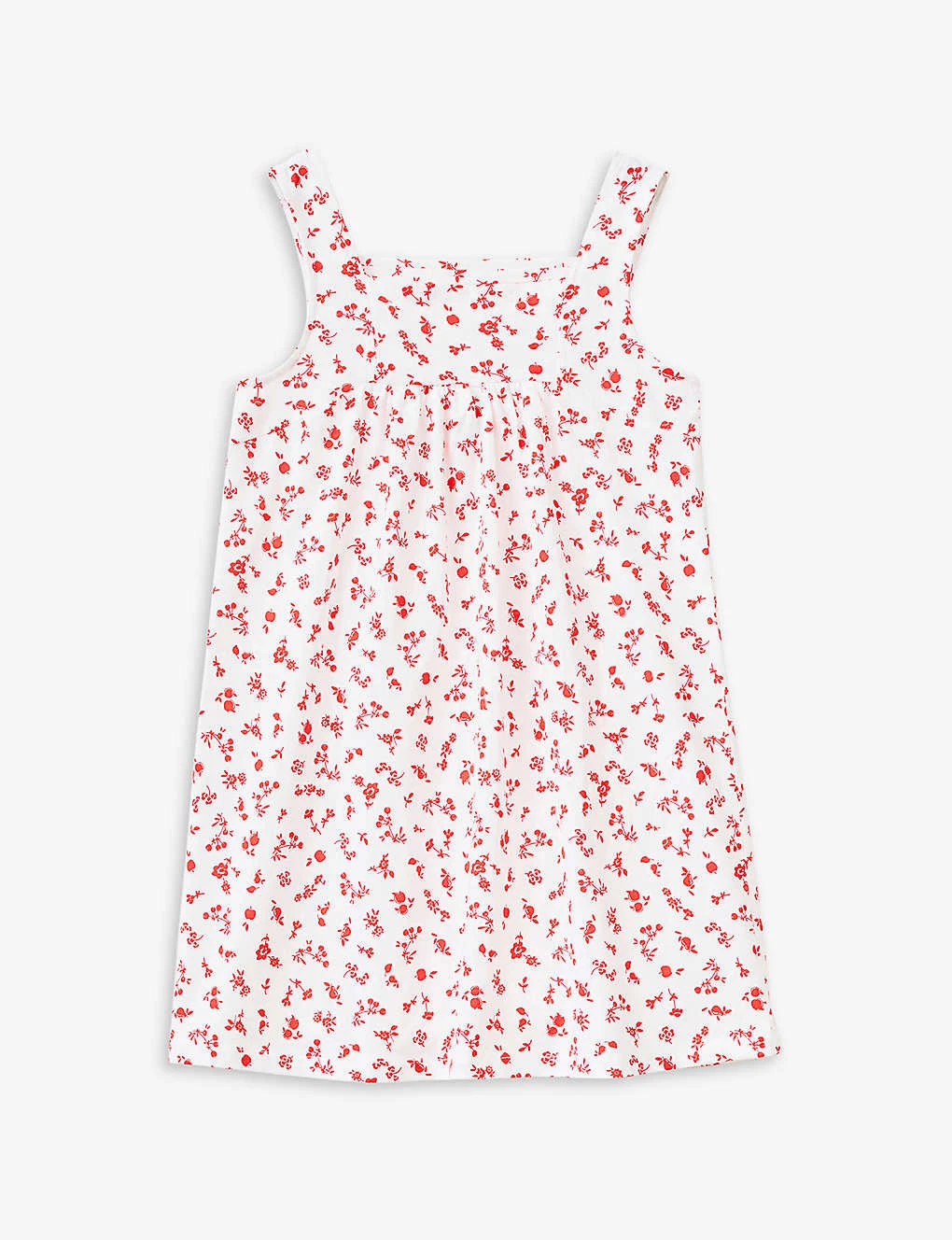 Benetton Printed Cotton-jersey Dress 6-14 Years 1 Benetton Printed Cotton-jersey Dress 6-14 Years