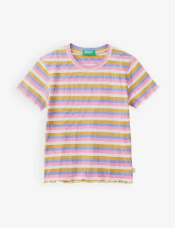 Benetton Striped Stretch-cotton T-shirt 6-14 Years