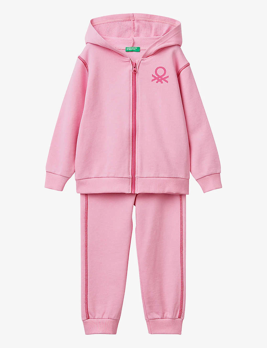 Benetton Logo-print Cotton-jersey Tracksuit 1-6 Years 1 Benetton Logo-print Cotton-jersey Tracksuit 1-6 Years