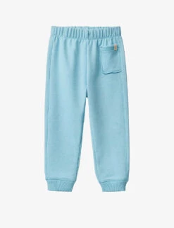 Benetton Elasticated-waistband Organic-cotton Jogging Bottoms 1-6 Years