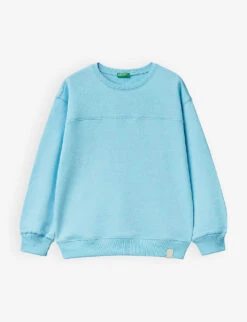 Benetton Round-neck Cotton-blend Sweatshirt 6-14 Years