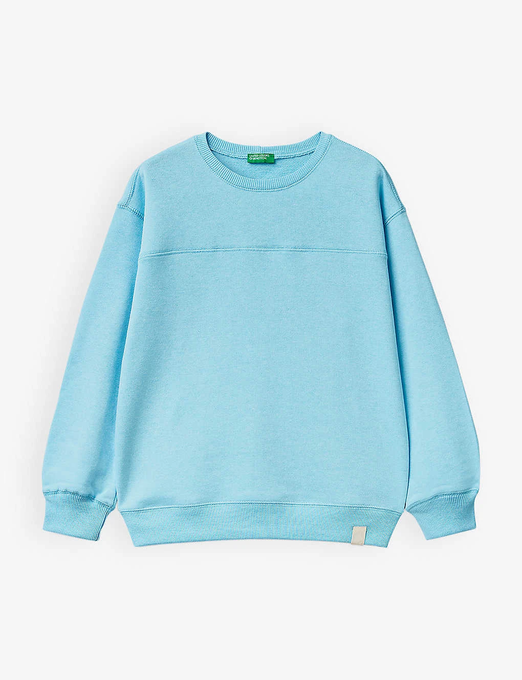 Benetton Round-neck Cotton-blend Sweatshirt 6-14 Years 1 Benetton Round-neck Cotton-blend Sweatshirt 6-14 Years