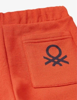 Benetton Logo-print Cotton-jersey Jogging Bottoms 3-6 Years -Selfridges Store R04151784 RED ALT02