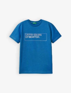 Benetton Logo-print Cotton-jersey T-shirt 6-14 Years