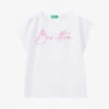 Benetton Logo-print Organic-cotton Jersey T-shirt 6-14 Years