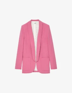 Zadig & Voltaire Verdun Shawl-collar Woven Blazer