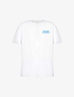 Alexander McQueen Brand-embroidered Regular-fit Cotton-jersey T-shirt