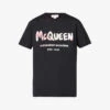Alexander McQueen Graffiti Graphic-print Regular-fit Cotton-jersey T-shirt