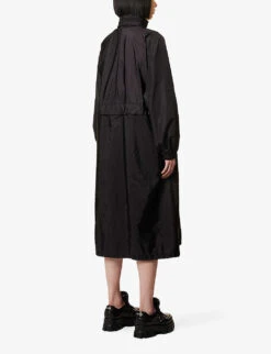 Prada Re-Nylon Concealable-hood Regular-fit Recycled Polyamide Coat -Selfridges Store R04154502 NERO ALT03