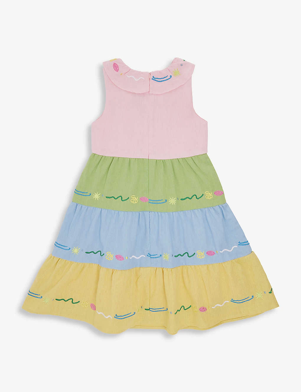 Olivia Rubin Flora Striped Cotton-blend Dress 4-13 Years 3 Olivia Rubin Flora Striped Cotton-blend Dress 4-13 Years - Image 3