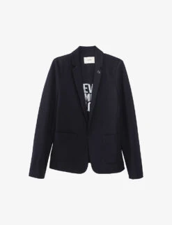 Ikks Skull-pin Woven Jacket