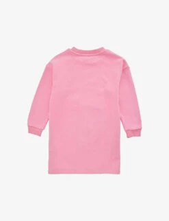 Marc Jacobs Graphic-print Long-sleeve Cotton-jersey Dress 4-12 Years -Selfridges Store R04157205 APRICOT ALT02