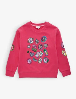 Marc Jacobs Logo-print Long-sleeve Cotton-jersey Sweatshirt 4-12 Years