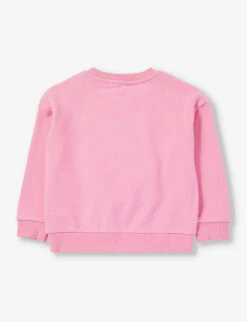 Marc Jacobs Graphic-print Long-sleeve Cotton-jersey Sweatshirt 4-12 Years -Selfridges Store R04157226 APRICOT ALT02