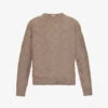 Bottega Veneta Intrecciato-motif Relaxed-fit Stretch-wool Blend Jumper