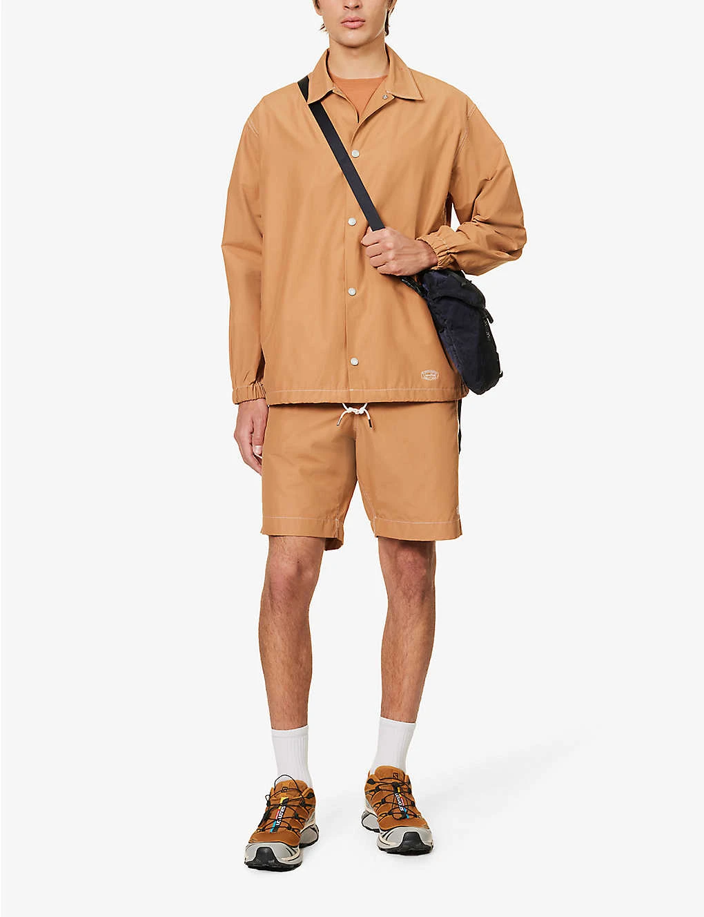 Snow Peak Light Mountain Water-resistant Boxy-fit Cotton-blend Jacket 2 Snow Peak Light Mountain Water-resistant Boxy-fit Cotton-blend Jacket - Image 2