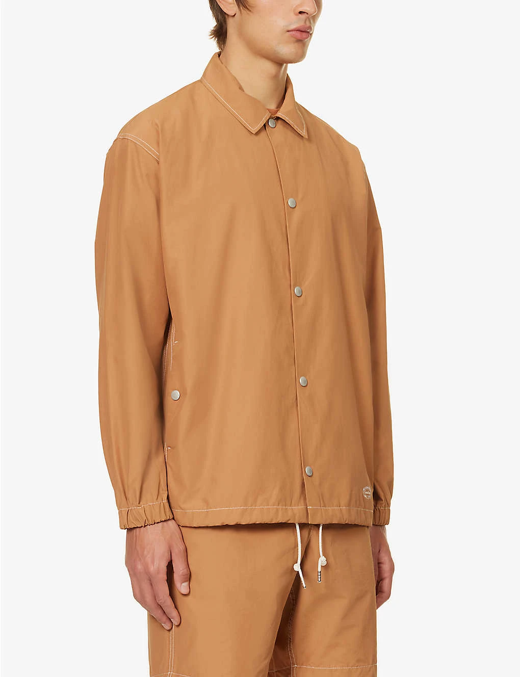 Snow Peak Light Mountain Water-resistant Boxy-fit Cotton-blend Jacket 3 Snow Peak Light Mountain Water-resistant Boxy-fit Cotton-blend Jacket - Image 3