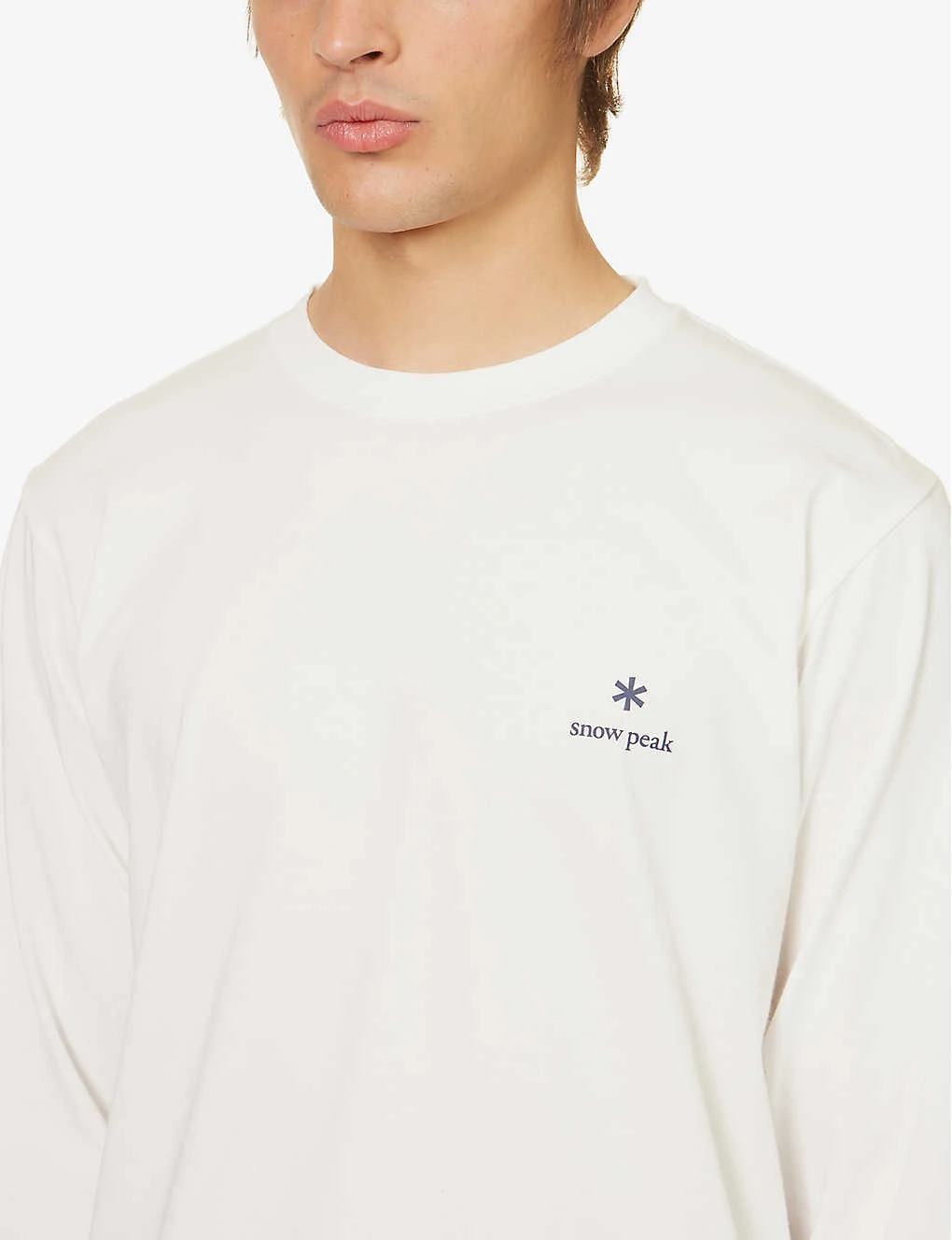 Snow Peak Logo-print Crewneck Cotton-blend T-shirt 5 Snow Peak Logo-print Crewneck Cotton-blend T-shirt - Image 5