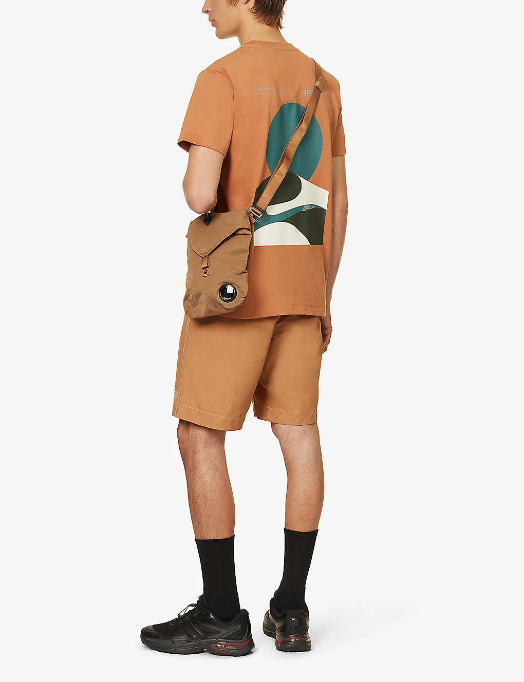 Snow Peak Relaxin' Fieldscape Brand-print Cotton-blend T-shirt 2 Snow Peak Relaxin' Fieldscape Brand-print Cotton-blend T-shirt - Image 2