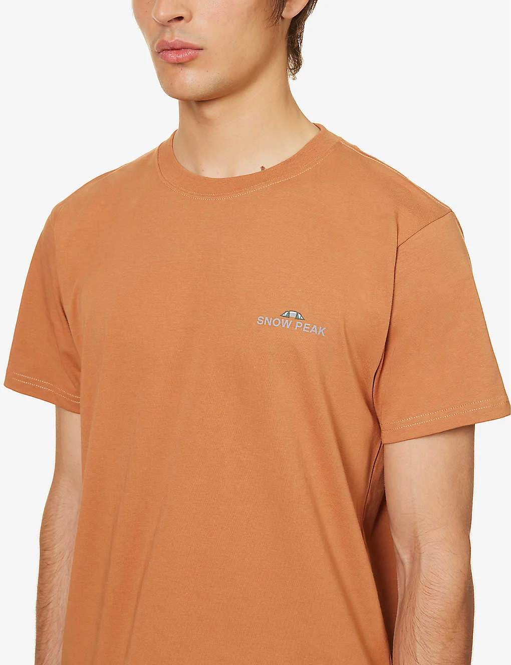 Snow Peak Relaxin' Fieldscape Brand-print Cotton-blend T-shirt 5 Snow Peak Relaxin' Fieldscape Brand-print Cotton-blend T-shirt - Image 5