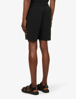 Snow Peak Quick-dry Zip-pocket Crepe Shorts -Selfridges Store R04159222 BLACK ALT03