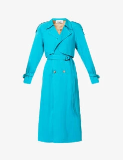 Double-breasted Regular-fit Cotton Coat