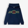 Gucci Logo-embroidered Cotton-jersey Hoody 4-12 Years