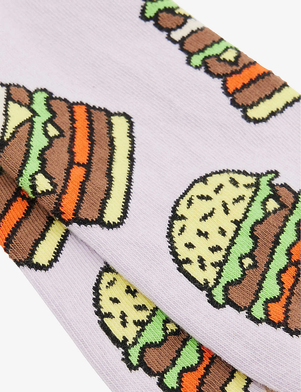 Happy Socks Burger Stretch Cotton-blend Socks 2 Happy Socks Burger Stretch Cotton-blend Socks - Image 2