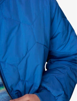 Whistles Ida Quilted Woven Coat 9 Whistles Ida Quilted Woven Coat -Selfridges Store R04165311 BLUE ALT04