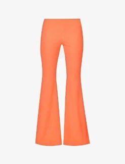 ERL Terry Flared-leg Cotton-blend Trousers
