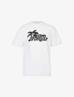 Palm Angels Hunter Logo-print Cotton-jersey T-shirt