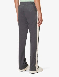 Palm Angels Brand-embroidered Zipped-hem Woven Jogging Bottoms 8 Palm Angels Brand-embroidered Zipped-hem Woven Jogging Bottoms -Selfridges Store R04166093 DARKGREYWHITE ALT03