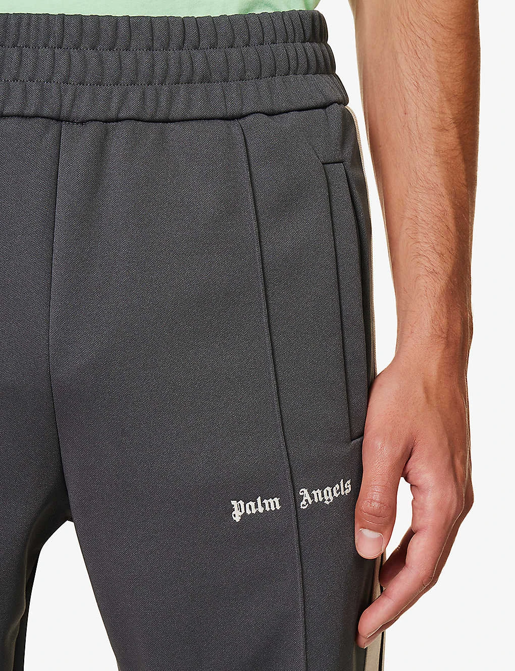 Palm Angels Brand-embroidered Zipped-hem Woven Jogging Bottoms 5 Palm Angels Brand-embroidered Zipped-hem Woven Jogging Bottoms - Image 5