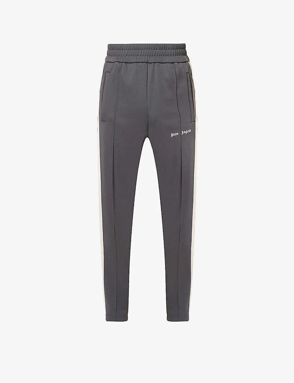 Palm Angels Brand-embroidered Zipped-hem Woven Jogging Bottoms 1 Palm Angels Brand-embroidered Zipped-hem Woven Jogging Bottoms