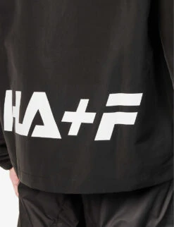 Reversible-design Graphic-print Relaxed-fit Shell Jacket -Selfridges Store R04166402 BLACKWHITE ALT04